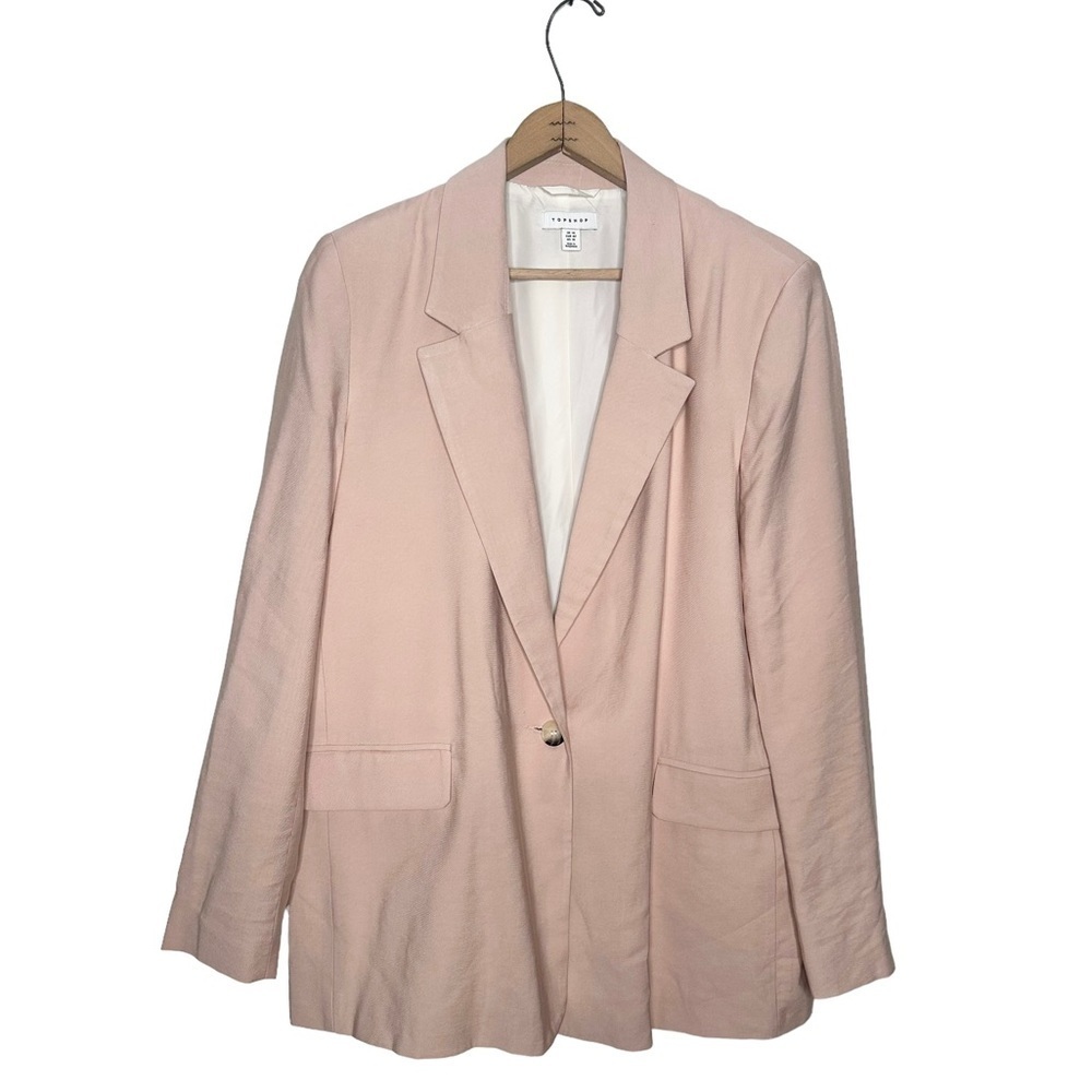 Topshop | Blush Pink Blazer Size 10